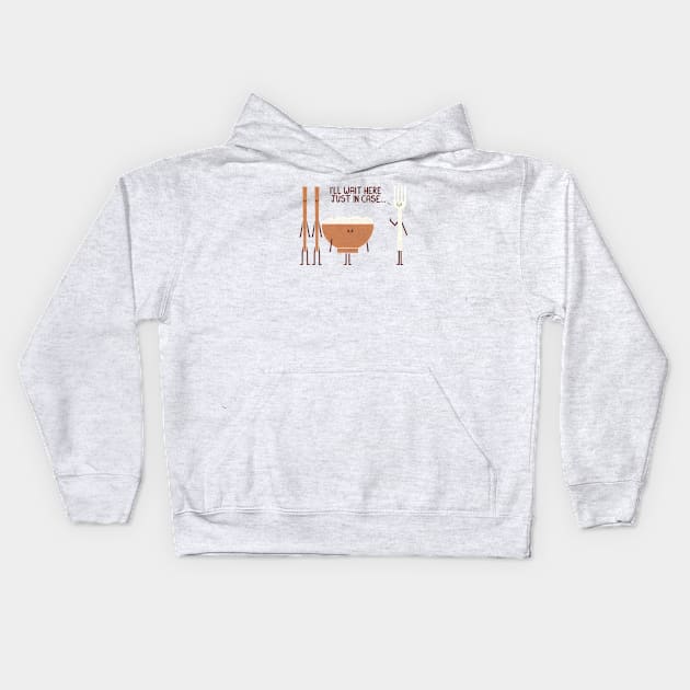 Just In Case Kids Hoodie by HandsOffMyDinosaur